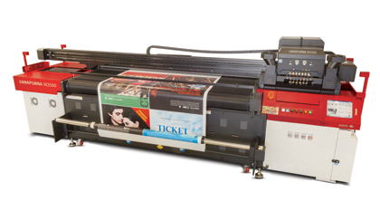 Wide format commercial press